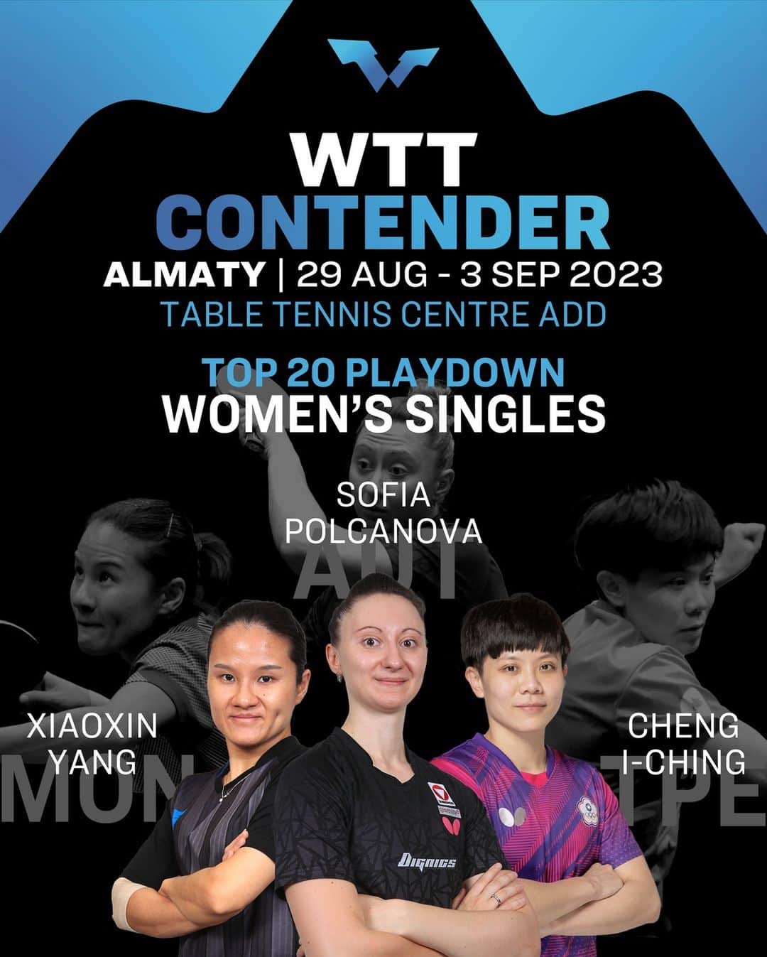 ITTF Worldさんのインスタグラム写真 - (ITTF WorldInstagram)「Get ready for an almighty #WTTAlmaty with these familiar faces contending for a #WTTContender title 🌟   Catch them in action 🔜 from 29 Aug - 3 Sep! ⌛️   Read more on who's who at Almaty 👉 bit.ly/3OKHSKk  #TableTennis #PingPong」8月4日 17時00分 - wtt