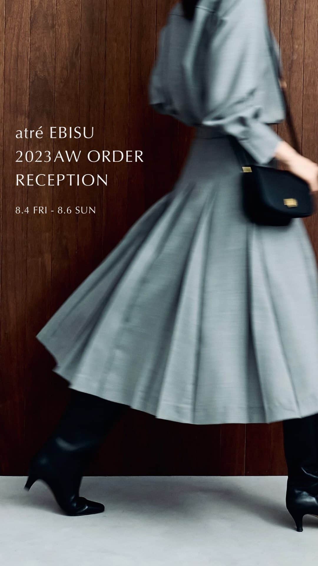 ロペのインスタグラム：「atré EBISU 2023AW ORDER RECEPTION ⁡ この度、ロペ アトレ恵比寿西館店にて 新作展示会を開催いたします。 期間中は秋の新作サンプルを いち早くご覧いただける機会となっております。 ⁡ 期間：8月4日(金)・5日(土)・6日(日) ⁡ 店舗：ロペ アトレ恵比寿西館店 東京都渋谷区恵比寿南1-6-1  アトレ恵比寿西館3F TEL 03-5708-5631(直通) 営業時間：10:00～21:00 ⁡ スタッフ一同、心よりご来店をお待ちしております✨ ⁡ @rope_jp @jadorejunonline #INSTALIVE #インスタライブ #アトレ恵比寿 #先行受注 #スカーフ #scarf #scarffashion #秋コーデ #秋カラー #ロペ #ROPÉ #ropejp ⁡ ⁡」