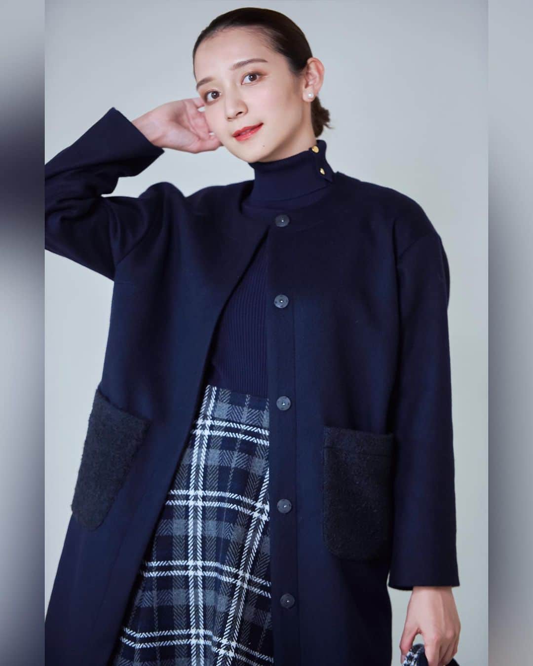 のインスタグラム：「🩵🩷  サウナのように暑いネ🥵💦 暑さに負けず、今日も一日頑張っていきましょう☀️笑  #onishiyuriko #kitamura #キタムラ #大西百合子」