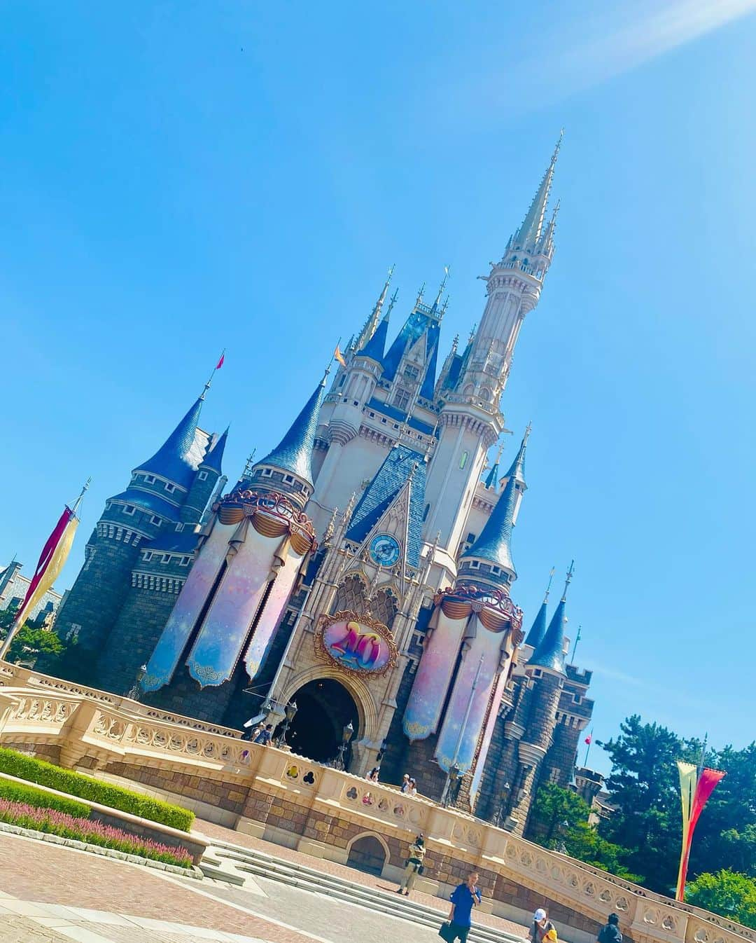 菜那くららのインスタグラム：「🏰🌈✨❤️  Tokyo Disney Land❤️  久しぶりの夢の国…🏰✨  フォレストシアターも見れて大満足🐿️🌳 色んなキャラクターが出てきて、 可愛いくて、最高のショーでした✨  楽しかったな〜😆🌈☀️  #ディズニーランド #東京ディズニーリゾート #40周年」