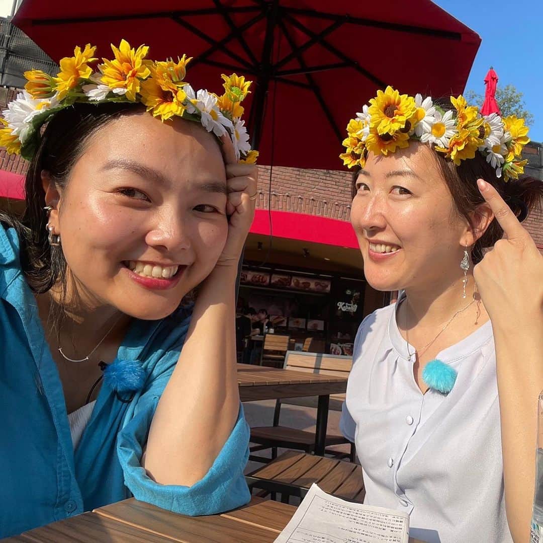 前田真里のインスタグラム：「#ひるドキ！ハウステンボスで 開催中のTHE ドラえもん展へ♩  リポーター なおちゃんと一緒に行きました🎥」