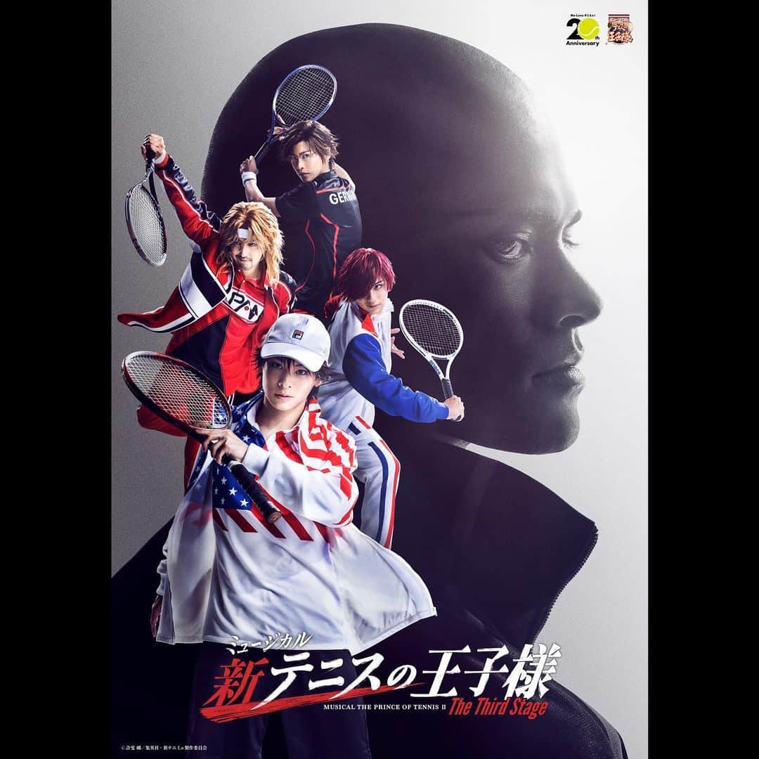丸山龍星のインスタグラム：「ミュージカル『新テニスの王子様』The Third Stage 遂にキービジュアルが解禁されました！  どんなステージになるのかワクワクしております🎾🧡  お楽しみに…🤫  #新テニミュ」