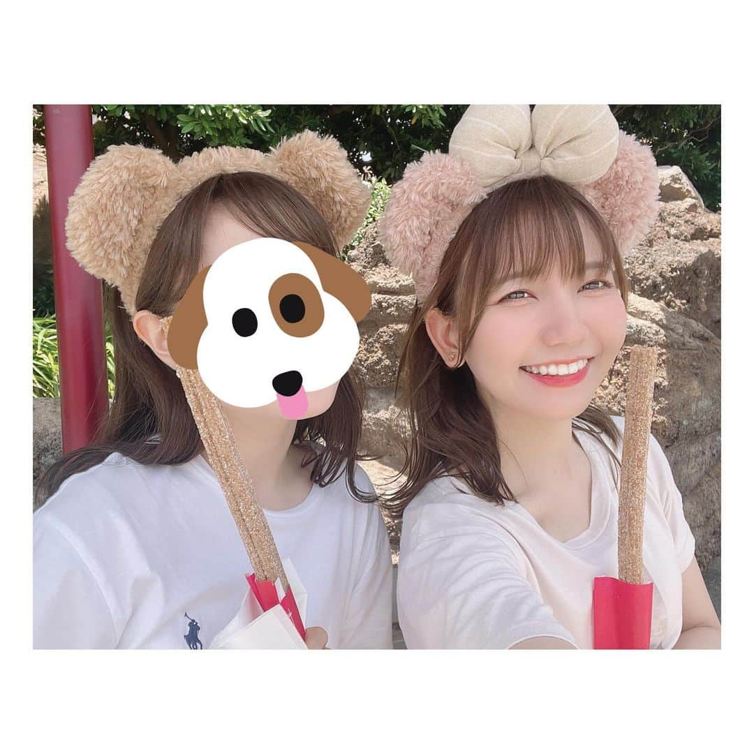 和氣あず未のインスタグラム：「ディズニーシー🫧🫧🫧 * * 去年の夏。ばちくそ暑かった。 もう夏には行けないね…って話してたけど 今年も一緒に行く予定です😅💦🙏😆😎👍‼️👊」