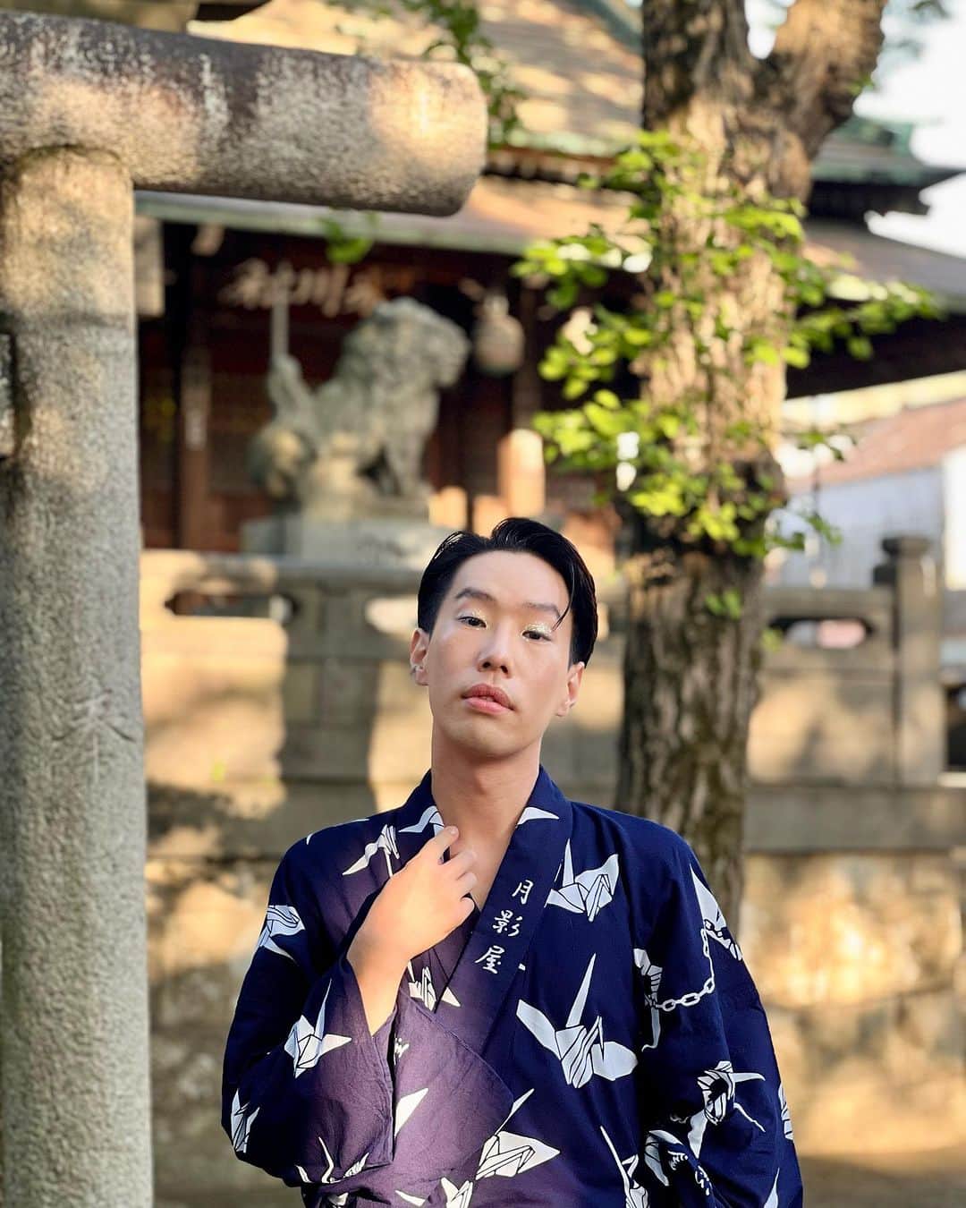 坂口涼太郎さんのインスタグラム写真 - (坂口涼太郎Instagram)「👘⛩️🎐🪭🗼🗻🍧🍉🍺 #浴衣 #お涼服」8月4日 15時18分 - ryotarosakaguchi