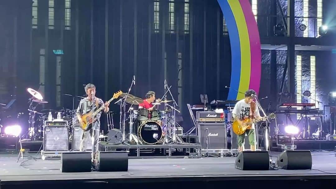 原田喧太のインスタグラム：「Mountain man 河口湖ステラシアター　 #リハーサル #河口湖  #ステラシアター」