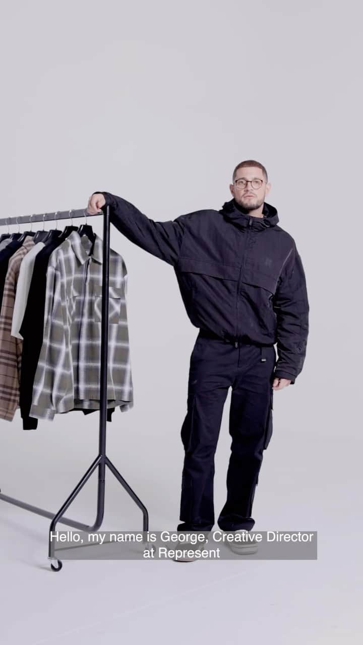 MATCHESFASHION.COMのインスタグラム：「New to #MATCHES: @representclo. Creative director @georgeheaton shows us a few pieces from the new collection. Up your off-duty game with this new drop at #MATCHES now.」