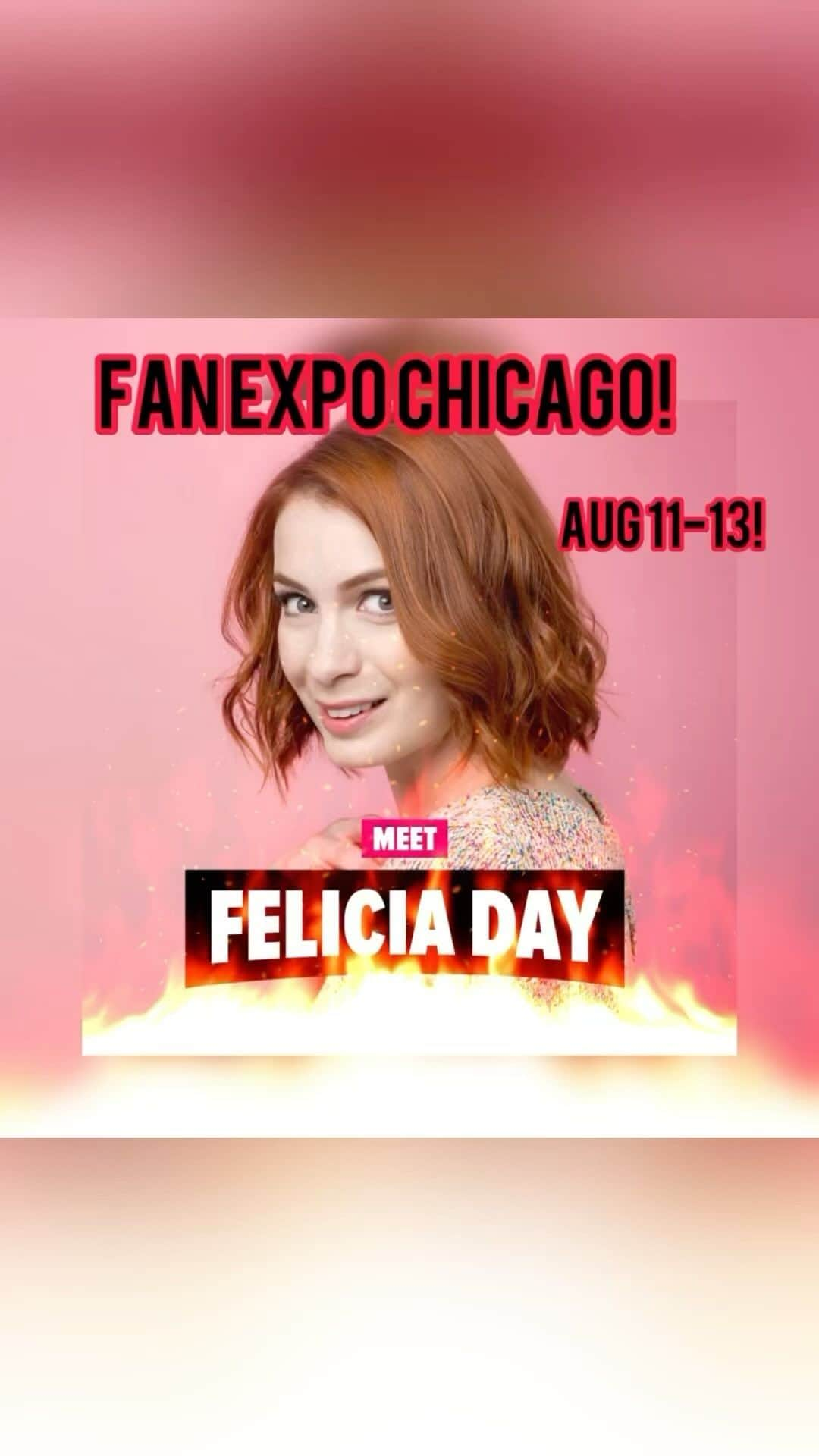 フェリシア・デイのインスタグラム：「Im coming to Chicago next weekend!!! Is this video a classy announcement?」