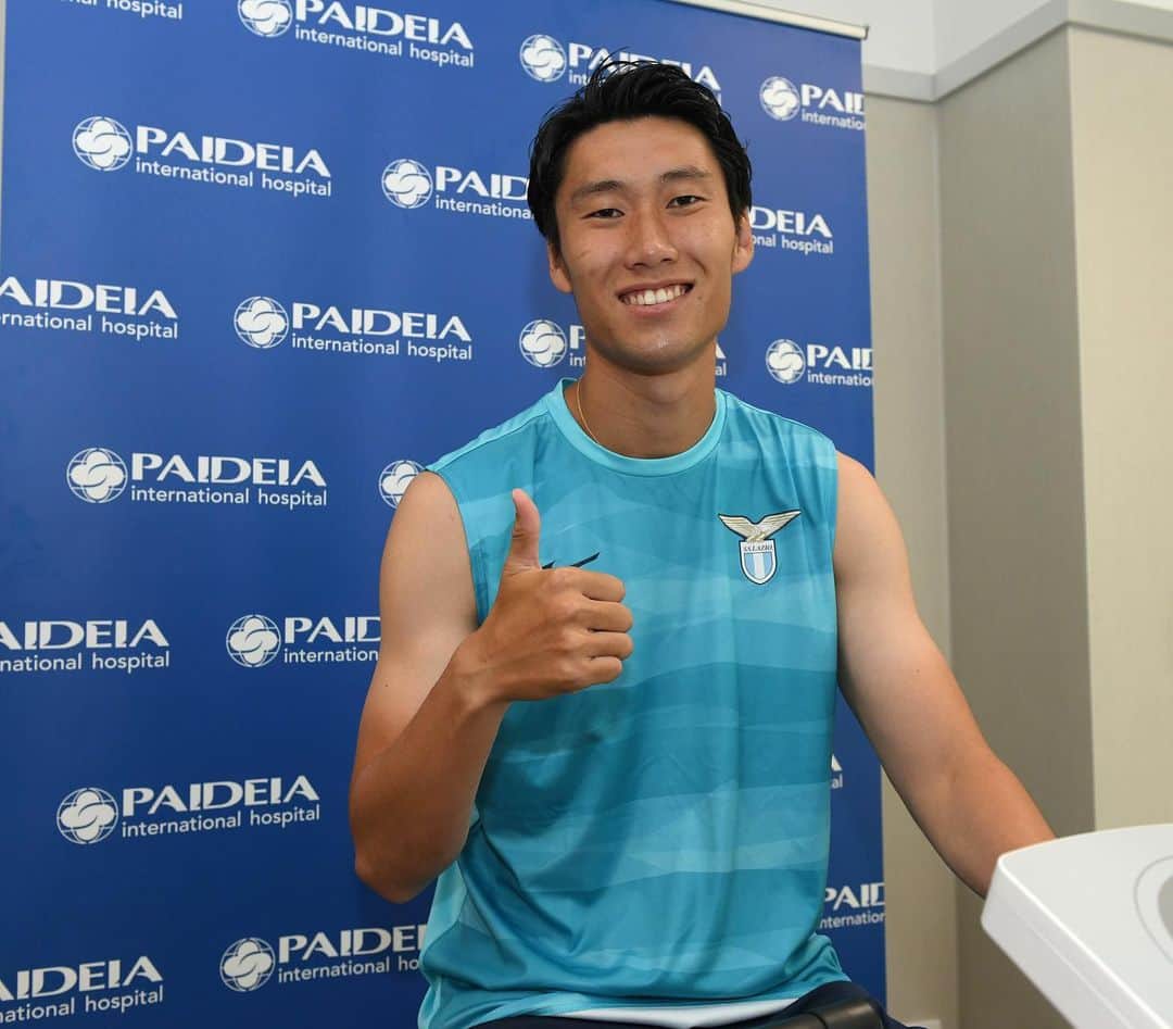SSラツィオのインスタグラム：「🏥Visite mediche in corso per Daichi Kamada presso @paideia_international_hospital 🇯🇵」