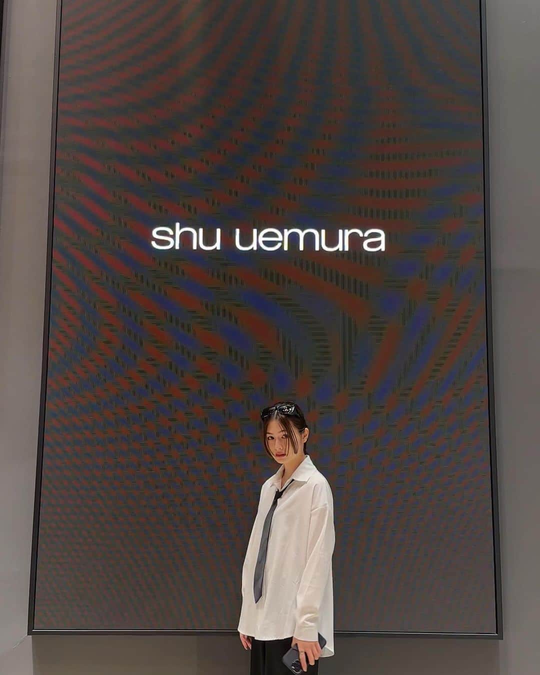 椎名亜美のインスタグラム：「@shuuemura  ピグメント アトリエに招待していただき自分だけのカラーピグメントを作ってきました❤️‍🔥」
