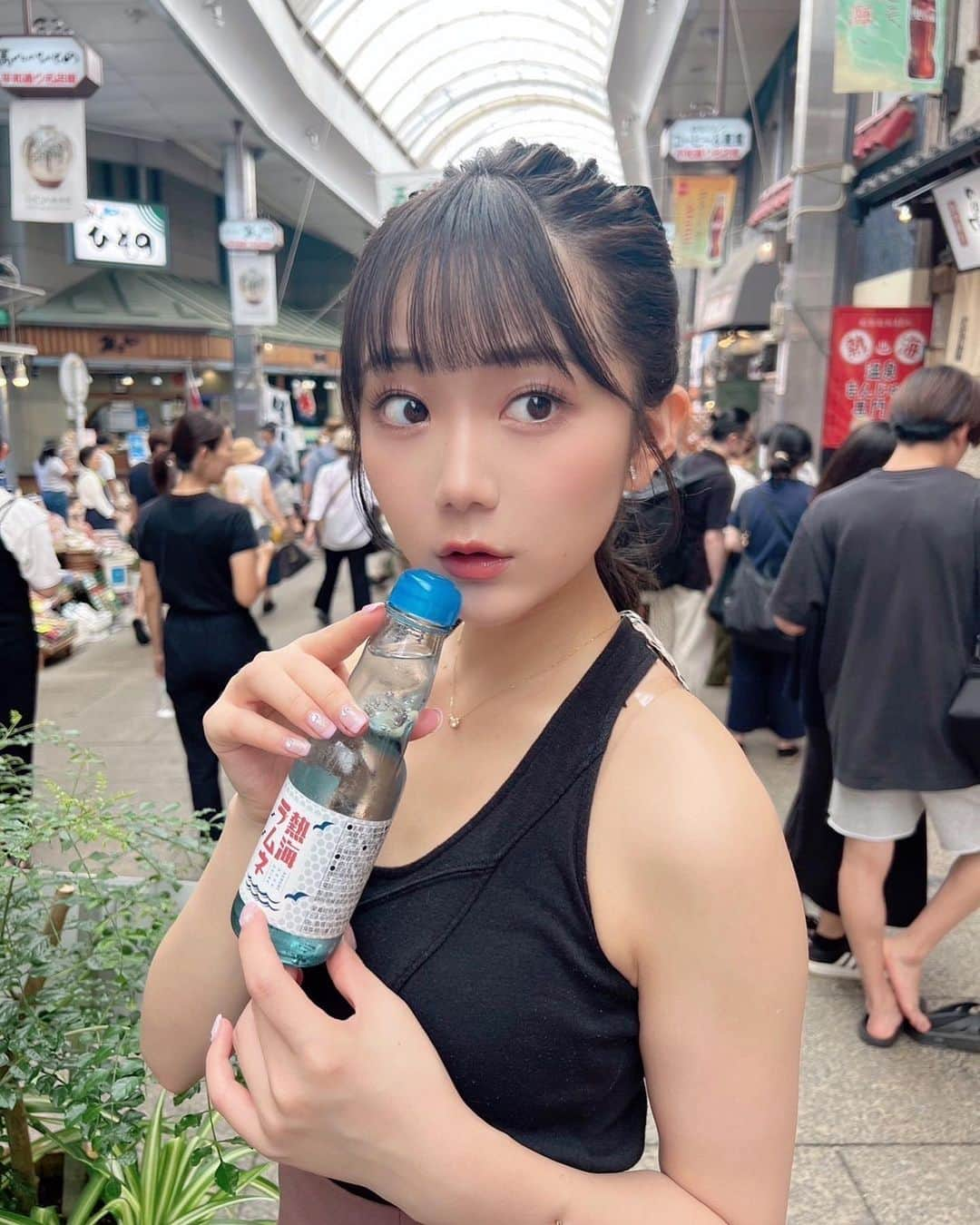 阿部夢梨さんのインスタグラム写真 - (阿部夢梨Instagram)「たらふく食べた熱海〜🌊🤍🤍」8月4日 19時37分 - yumeri_abe.official