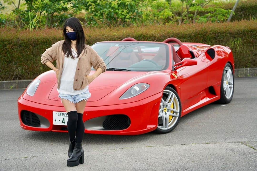 Ruriさんのインスタグラム写真 - (RuriInstagram)「. 📷&🏎 @hirof430spyder さん❤️ . かっこよすぎるF430❤️ 実物まじでやばかった🥰 またミーティングいかないとっ🤤💓 . . #f430 #f430spider #フェラーリ #ferrari #ferrarif430 #ferrarif430spider #スーパーカー #supercar #車横モデル #車横立ちモデル #キャンギャル #モデル #model #cargirl #セクシーカーガールズ #ニーハイ #ショーパン #ショーパンコーデ #車好き女子 #車好き #集まり #ミーティング #静岡 #チームカツオ」8月4日 19時52分 - r.r_1211