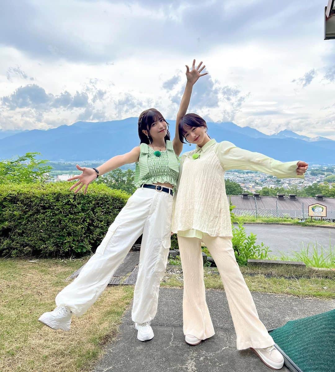 森香澄のインスタグラム：「. 明日8月5日 9:55〜フジテレビ系列『サスティな！』 ゆんちゃんとロケしてきました✨ 楽しかった〜〜☺︎ 是非ご覧ください！」