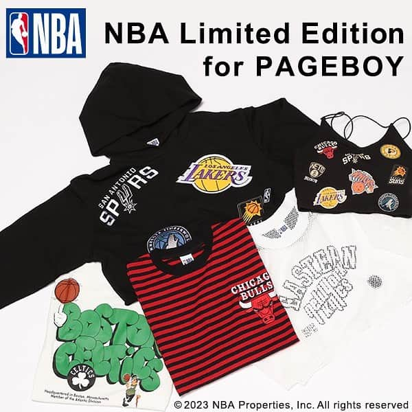 ページボーイさんのインスタグラム写真 - (ページボーイInstagram)「【 NBA LIMITED EDITION for PAGEBOY 】  〈 NBA マルチワッペンショートパーカー 〉 ¥11,000(tax in)ㅤ offwhite,black/2color  〈 NBA マルチプリントショートキャミ 〉 ¥5,500(tax in)ㅤ offwhite,black/2color  〈 NBA POPロゴプリントTシャツ 〉 ¥6,930(tax in)ㅤ offwhite,purple/2color  〈 NBA プリントメッシュショートTシャツ 〉 ¥6,930(tax in)ㅤ offwhite,black/2color  #NBAマルチワッペンショートパーカー_PB #NBAマルチプリントショートキャミ_PB #NBAPOPロゴプリントTシャツ_PB #NBAプリントメッシュショートTシャツ_PB  #23AW_PAGEBOYㅤ #PAGEBOY #ページボーイㅤ #ロゴパーカー #パーカーコーデ #nba #キャミソール #キャミソールコーデ #キャミコーデ #tシャツコーデ #白tコーデ #ロゴtコーデ #ロゴtシャツ #メッシュトップス #メッシュトップスコーデ #メッシュコーデ #ボーダーコーデ #ボーダーロンt #ボーダーtシャツ #ボーダーコーデ #モードストリート #モード系ファッション #モード系」8月4日 20時17分 - pageboy_pr