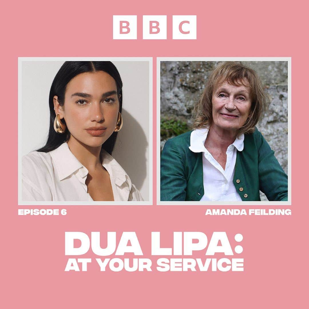 デュア・リパのインスタグラム：「Our newest episode of Dua Lipa: At Your Service just dropped. This week's guest is Amanda Feilding (@amanda.feilding), the renowned drug policy reformer, founder of the Beckley Foundation (@beckleyresearch), and the so-called “First Lady of LSD.”     Join Dua and Amanda as they delve deep into the world of drug prohibition, exploring the potential benefits of micro-dosing LSD and discussing Amanda's groundbreaking, decades-long research in this field.     If you’re curious about this subject, make sure to listen on your favourite podcast platform or enjoy an ad-free experience on the @bbcsounds app.   Artwork photography by Theo Wenner (@theo123456)    Amanda Feilding Photographed by Imogen Freeland (@imogenfreeland)」