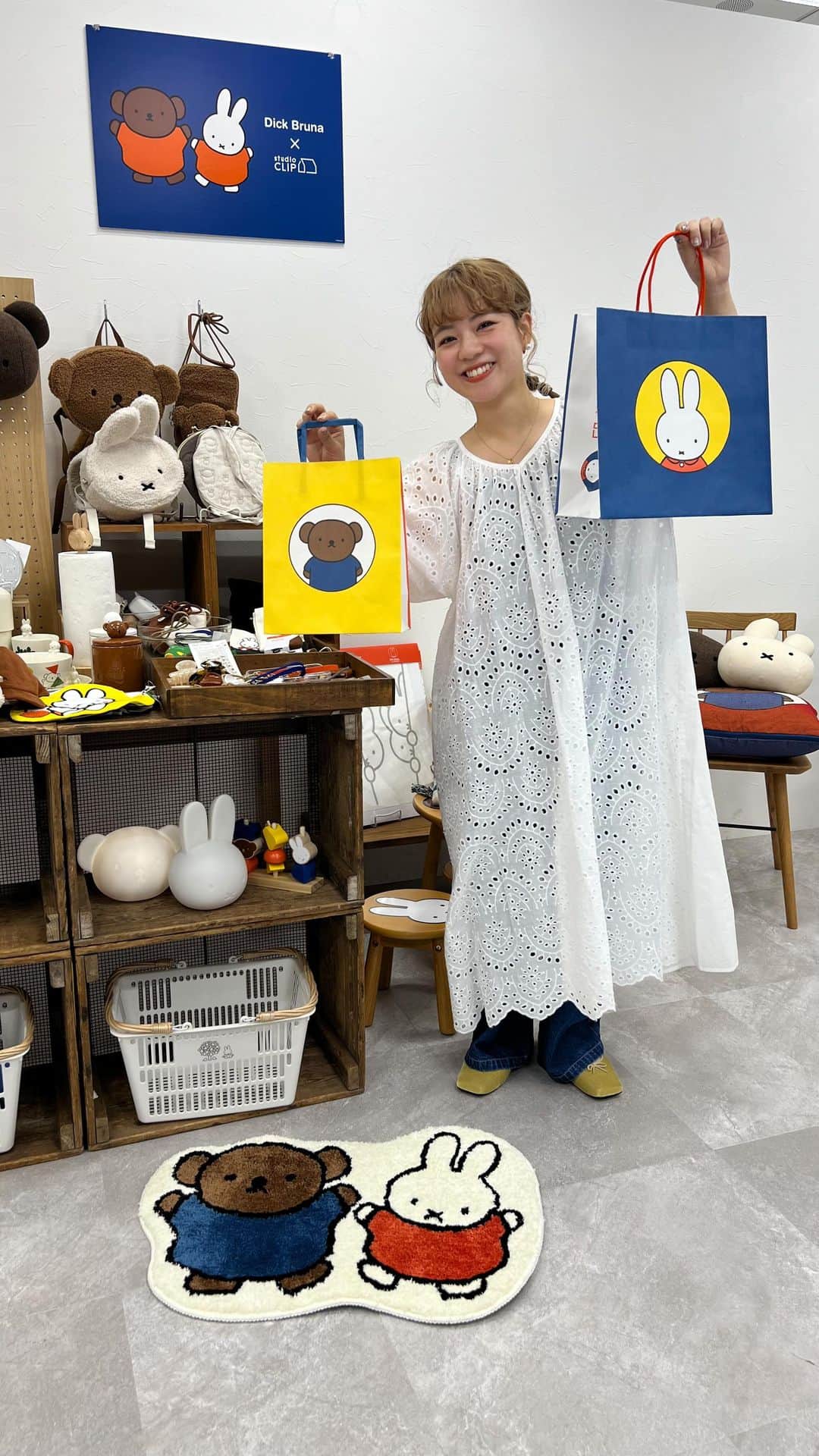 スタディオクリップ ミッフィー miffy 時計 バードクロック バード