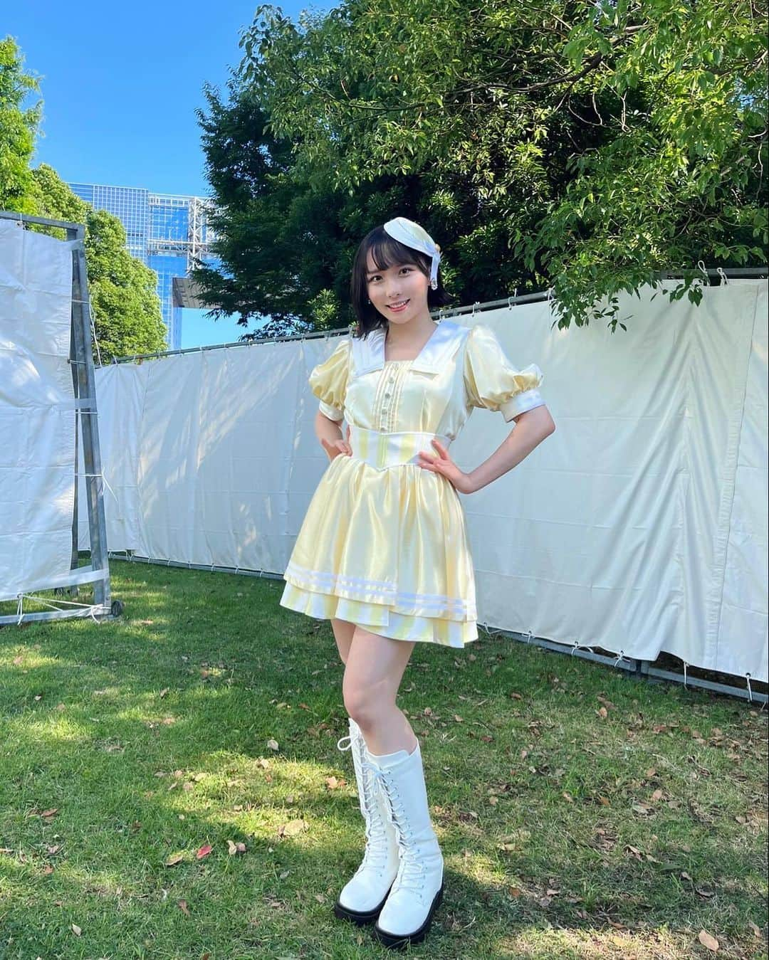 高瀬くるみさんのインスタグラム写真 - (高瀬くるみInstagram)「.      #TIF2023 1日目 ありがとうございました✨ 　 　 　 #BEYOOOOONDS #雨ノ森川海 #ハロプロ #アイドル #野外ライブ #最高 #明日も #出演します #遊びに来てね #待ってる #髪の毛 #短いの #どーだった ? #高瀬くるみ #くるみん #くるみんインスタ映え計画」8月4日 20時57分 - kurumi_takase.official