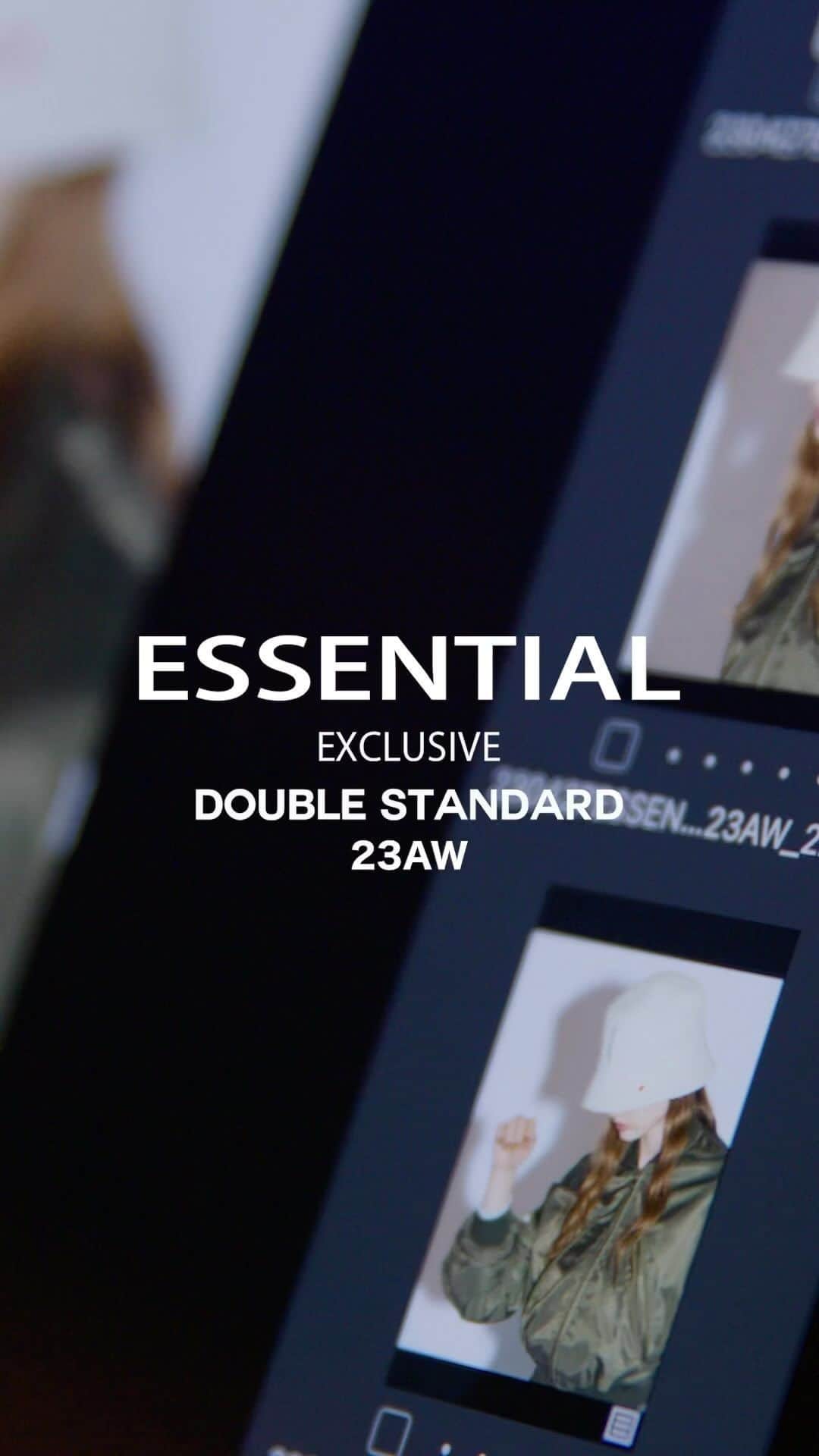 Double Standard Clothingのインスタグラム：「. ESSENTIAL  2023 AW COLLECTION  @dsc_essential_official  -—————————————— #doublestandardclothing #tokyo #DSC #sov #dscessential #nightstore  #2023aw #fashion #ootd」