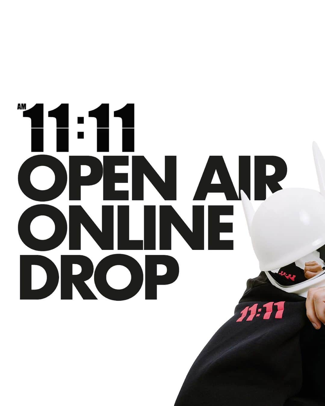 CROのインスタグラム：「11:11 OPEN AIR DROP - ONLINE NOW 🤍 shop.cromusik.de」