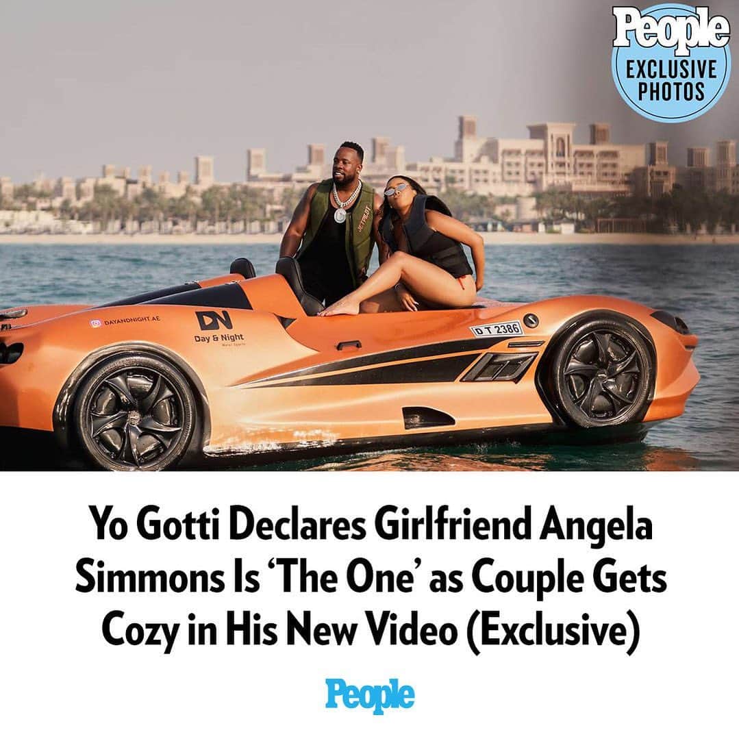 Angela Simmonsのインスタグラム：「When you know, you know — and Yo Gotti knows his girlfriend Angela Simmons is "The One." 💙 On Friday, the rapper released his latest mixtape 'I Showed U So' featuring the single "The One," which arrives alongside a PDA-filled music video starring Gotti and Simmons that premieres exclusively on PEOPLE.  Tap our bio link to see more! | 📷: CMG」