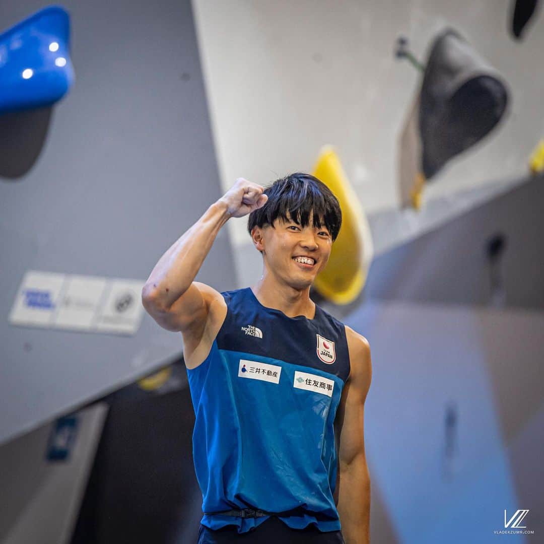 藤井快のインスタグラム：「Into the finals at the world championships!! I was surprised by my performance in the semifinals. I feel strong and looking forward to the finals!  世界選手権決勝！ あとは自分の力を信じて最高のクライミングをするだけ！ 楽しんできます！  📸 @vladek_zumr   #関電工 @morinagatraininglab @team_edelrid @frictionlabs   @japan_national_climbing_team」