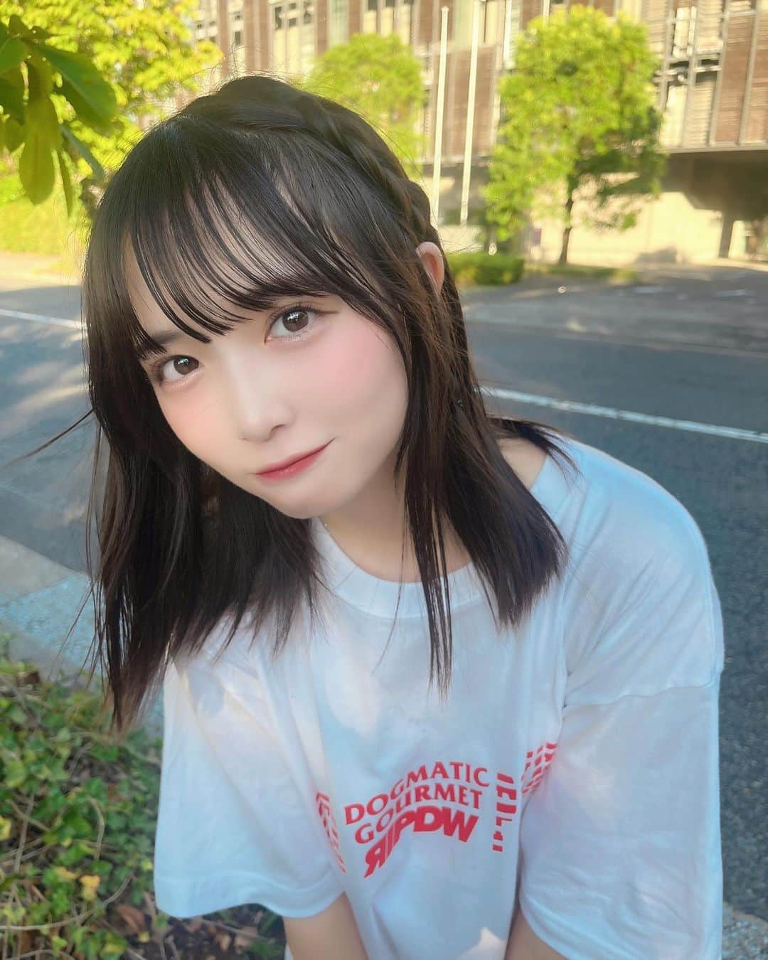 小田垣有咲さんのインスタグラム写真 - (小田垣有咲Instagram)「夏はTシャツしか！」8月4日 21時20分 - arisaodagaki