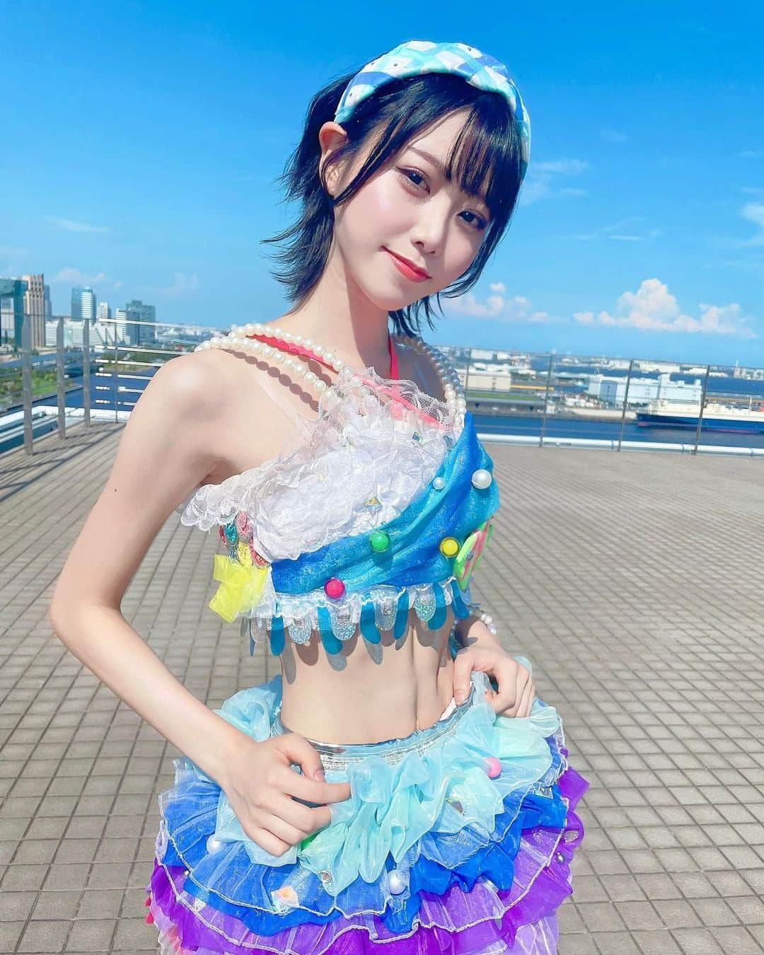 隈本茉莉奈のインスタグラム：「夏、感じてる？💙  #TIF2023」