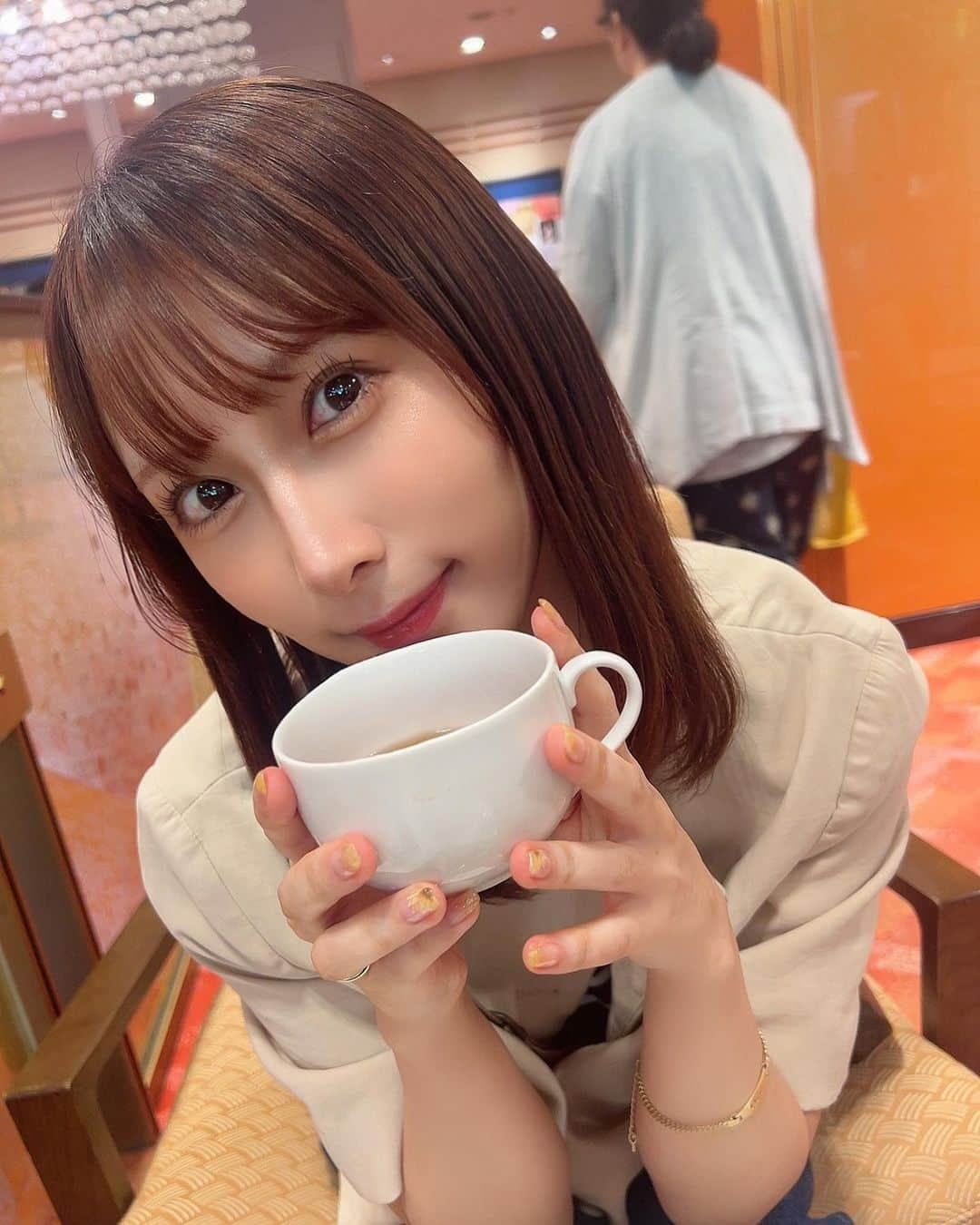 明石奈津子さんのインスタグラム写真 - (明石奈津子Instagram)「* ふふふ💕☕️💕」8月4日 22時18分 - nattu_official