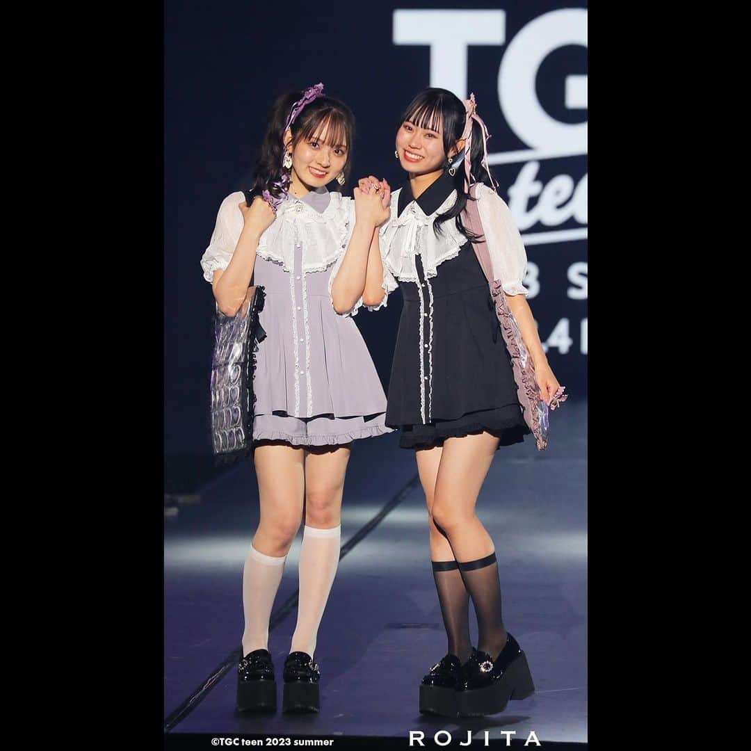 東京ガールズコレクションさんのインスタグラム写真 - (東京ガールズコレクションInstagram)「『TGC teen 2023 Summer』  ●ROJITA STAGE #古澤里紗 ／ @fuuuuu_ri #折田涼夏 ／ @ryoka_0720 #水野舞菜 ／ @mana_chos #本望あやか ／ @ayaka0131_ #るな ／ @rucha_2525 #まいきち ／ @maikichi0130 #わたげ ／ @_wata.a #増田彩乃 ／ @m_ayano26  #松本かれん（FRUITS ZIPPER）／ @__matsumotokaren  『TGC teen 2023 Summer』 日時：2023年8月4日（金） 会場：国立代々木競技場 第二体育館  TGC公式YouTubeにてステージムービーも公開中💕 #TGCteen #TGC #東京ガールズコレクション #fashion #event #ootd #coordinate #model #Japan #イベント #ROJITA @rojita_official @tgc_teen」8月4日 22時35分 - tgc_staff