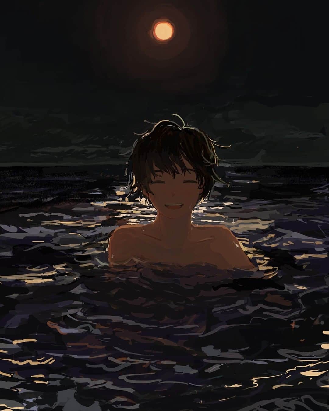 みなはむのインスタグラム：「永遠の友達  #illustration #procreate #drawing #digitalart #art」