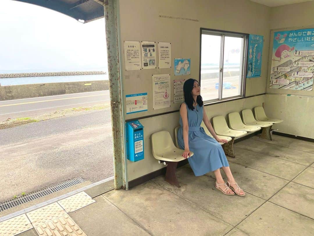 太田理恵のインスタグラム：「レトロな雰囲気の駅可愛かった🫶」