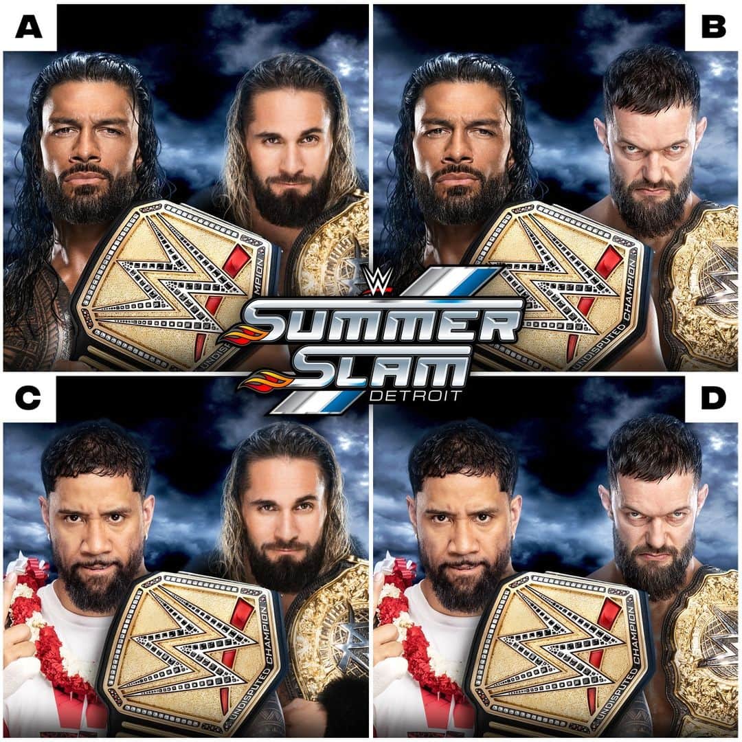 WWEのインスタグラム：「Who would you like to see leave #SummerSlam as Champions?!」