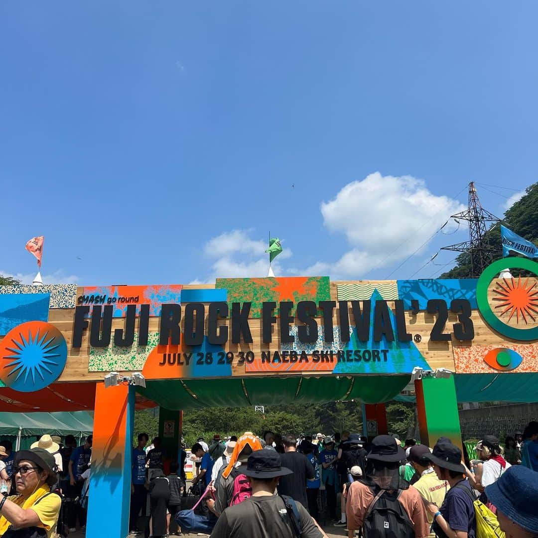 Tamakiのインスタグラム：「FUJIROCK来年も絶対行くぞ〜〜〜⛰️ YUKIちゃん最強にかわいかった  #fujirock」
