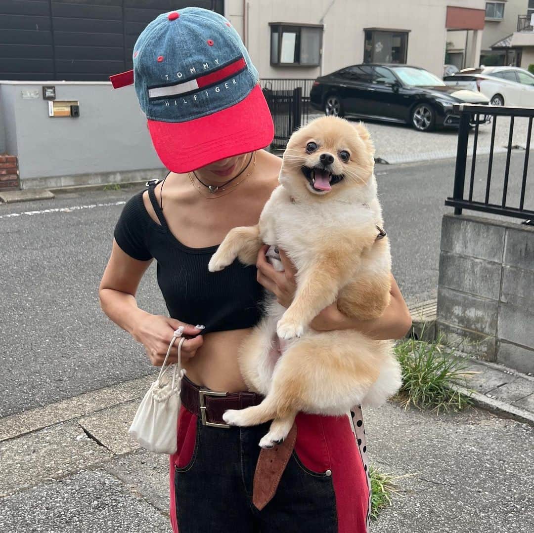矢部ユウナのインスタグラム：「ぽん！サマーカットデビューに感動🥹🍑❤️」