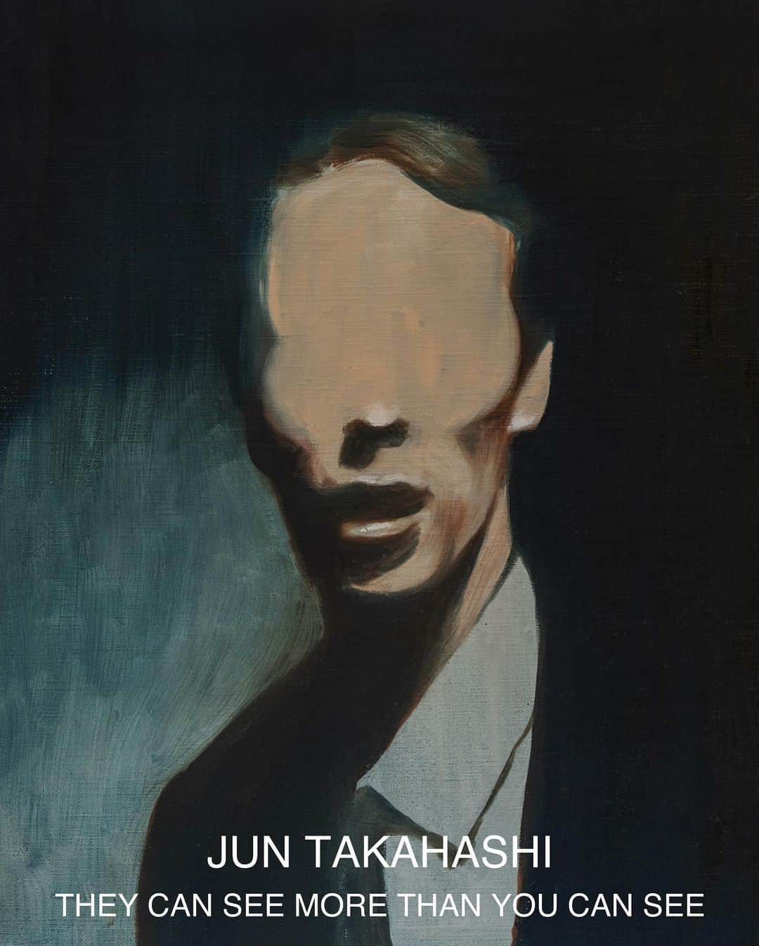 高橋盾のインスタグラム：「Solo art exhibition 「THEY CAN SEE MORE THAN YOU CAN SEE」by JUN TAKAHASHI Sat, August 19th ~ Sat, September 9th 12:00 - 19:00 at GALLERY TARGET 5-9-25 1F Jingu-mae, Shibuya, Tokyo 日、月休廊  表参道ギャラリーターゲットにて私の油絵の初個展を開催します。 油彩は全くの独学で、2013年から試行錯誤しながら描き続けた26枚の油絵を ようやく皆さんに披露目する事となりました。 今回の個展のテーマでもある“目のないポートレート”を描き進めながら行き着いた私の脳内のストーリーを少しでも感じ取っていただけたら嬉しいです。 この機会を与えてくださったギャラリーターゲット水野さんに深く感謝します。 皆さん是非いらしてください！  I will be holding my first oil painting solo exhibition at Gallery Target. I am self-taught in oil painting and have been painting 26 oil paintings through trial and error since 2013. Now it's finally time to share them.  If you could get a sense of the story in my brain I composed while drawing portraits with no eyes, the theme of this exhibition, I would be very happy. I am also deeply grateful to Mizuno san of Gallery Target for giving me this opportunity. Please come by!」