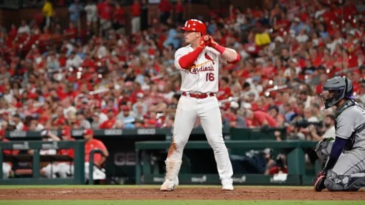 セントルイス・カージナルスのインスタグラム：「Nolan Gorman’s age: 23 Nolan Gorman’s HR count: 23」