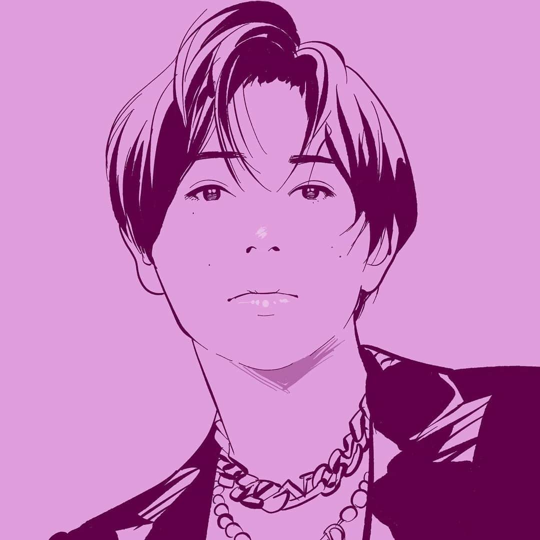 てらりんのインスタグラム：「『永瀬廉さん(@kingandprince_j )』  #イラスト #イラストレーション #歌手 #KingandPrince #永瀬廉 #illustration #portrait #art #drawing #singer #nagaseren」
