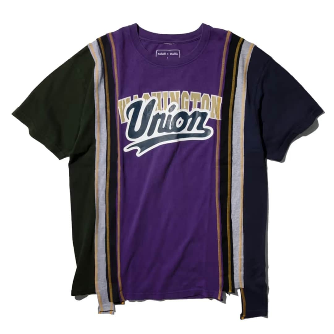HYPEBEASTさんのインスタグラム写真 - (HYPEBEASTInstagram)「@hypebeaststyle: @unionlosangeles and @needles.jp are continuing their longstanding friendship by aligning UNION and NEELDES’ Rebuild by NEEDLES sublabel on a batch of tees.⁠ ⁠ Crafted for UNION TRUNK SHOW, the new range of tees sees the label’s signature rebuilt styling across a selection of multicolored tees. Appearing in the offering are tees that utilize DUKE’s Blue Devils Athletics, the University of Washington, the United States Naval Academy and more.⁠ ⁠ Priced at approximately $92 USD each, the UNION x Rebuild by NEEDLES for UNION TRUNK SHOW collaboration is set to release on Monday, August 7.⁠ Photo: UNION」8月5日 4時05分 - hypebeast