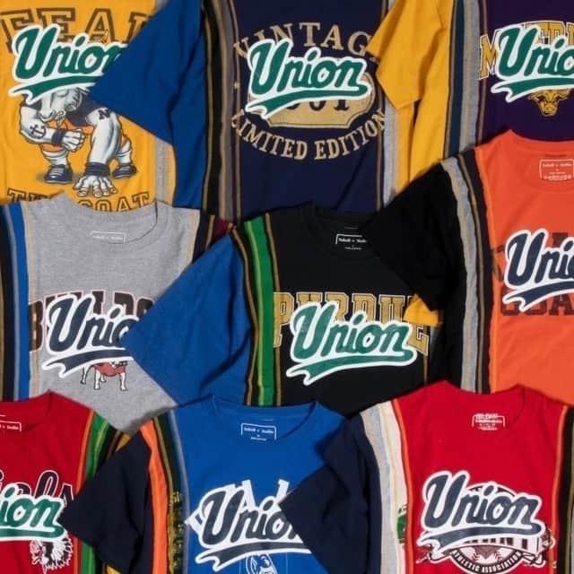 HYPEBEASTさんのインスタグラム写真 - (HYPEBEASTInstagram)「@hypebeaststyle: @unionlosangeles and @needles.jp are continuing their longstanding friendship by aligning UNION and NEELDES’ Rebuild by NEEDLES sublabel on a batch of tees.⁠ ⁠ Crafted for UNION TRUNK SHOW, the new range of tees sees the label’s signature rebuilt styling across a selection of multicolored tees. Appearing in the offering are tees that utilize DUKE’s Blue Devils Athletics, the University of Washington, the United States Naval Academy and more.⁠ ⁠ Priced at approximately $92 USD each, the UNION x Rebuild by NEEDLES for UNION TRUNK SHOW collaboration is set to release on Monday, August 7.⁠ Photo: UNION」8月5日 4時05分 - hypebeast