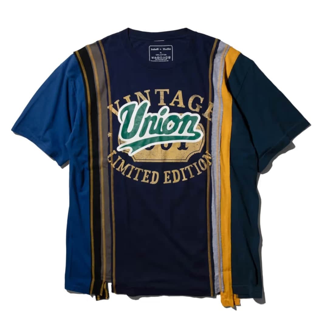 HYPEBEASTさんのインスタグラム写真 - (HYPEBEASTInstagram)「@hypebeaststyle: @unionlosangeles and @needles.jp are continuing their longstanding friendship by aligning UNION and NEELDES’ Rebuild by NEEDLES sublabel on a batch of tees.⁠ ⁠ Crafted for UNION TRUNK SHOW, the new range of tees sees the label’s signature rebuilt styling across a selection of multicolored tees. Appearing in the offering are tees that utilize DUKE’s Blue Devils Athletics, the University of Washington, the United States Naval Academy and more.⁠ ⁠ Priced at approximately $92 USD each, the UNION x Rebuild by NEEDLES for UNION TRUNK SHOW collaboration is set to release on Monday, August 7.⁠ Photo: UNION」8月5日 4時05分 - hypebeast