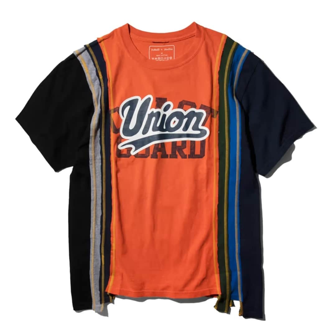 HYPEBEASTさんのインスタグラム写真 - (HYPEBEASTInstagram)「@hypebeaststyle: @unionlosangeles and @needles.jp are continuing their longstanding friendship by aligning UNION and NEELDES’ Rebuild by NEEDLES sublabel on a batch of tees.⁠ ⁠ Crafted for UNION TRUNK SHOW, the new range of tees sees the label’s signature rebuilt styling across a selection of multicolored tees. Appearing in the offering are tees that utilize DUKE’s Blue Devils Athletics, the University of Washington, the United States Naval Academy and more.⁠ ⁠ Priced at approximately $92 USD each, the UNION x Rebuild by NEEDLES for UNION TRUNK SHOW collaboration is set to release on Monday, August 7.⁠ Photo: UNION」8月5日 4時05分 - hypebeast