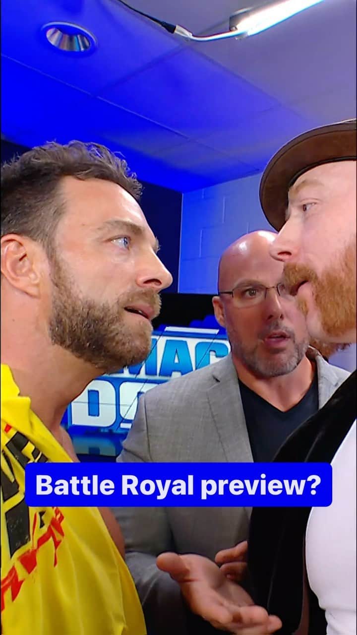 WWEのインスタグラム：「Who ya got when @reallaknight takes on @wwesheamus TONIGHT on #SmackDown?」