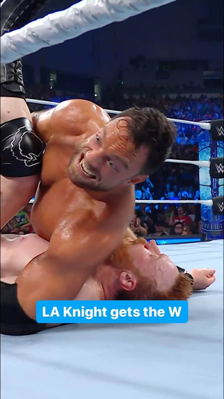 WWEのインスタグラム：「Can @reallaknight keep this momentum heading into the @slimjim Battle Royal tomorrow at #SummerSlam? #SmackDown」