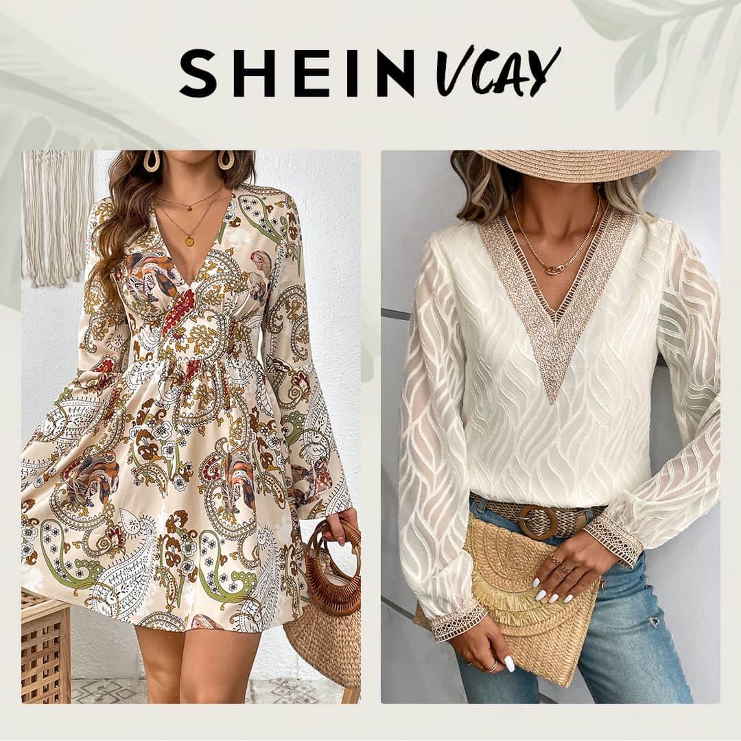 SHEINさんのインスタグラム写真 - (SHEINInstagram)「SHEIN VCAY: so many must-pack looks you might need an extra suitcase 😏🧳💫 Which styles say "bring on the boho" for your next getaway? 👇  🔎20097882 20096831 20096784 20096358 20091569 19940323 19940167 19813679 19580329  #SHEINVCAY」8月5日 21時00分 - sheinofficial