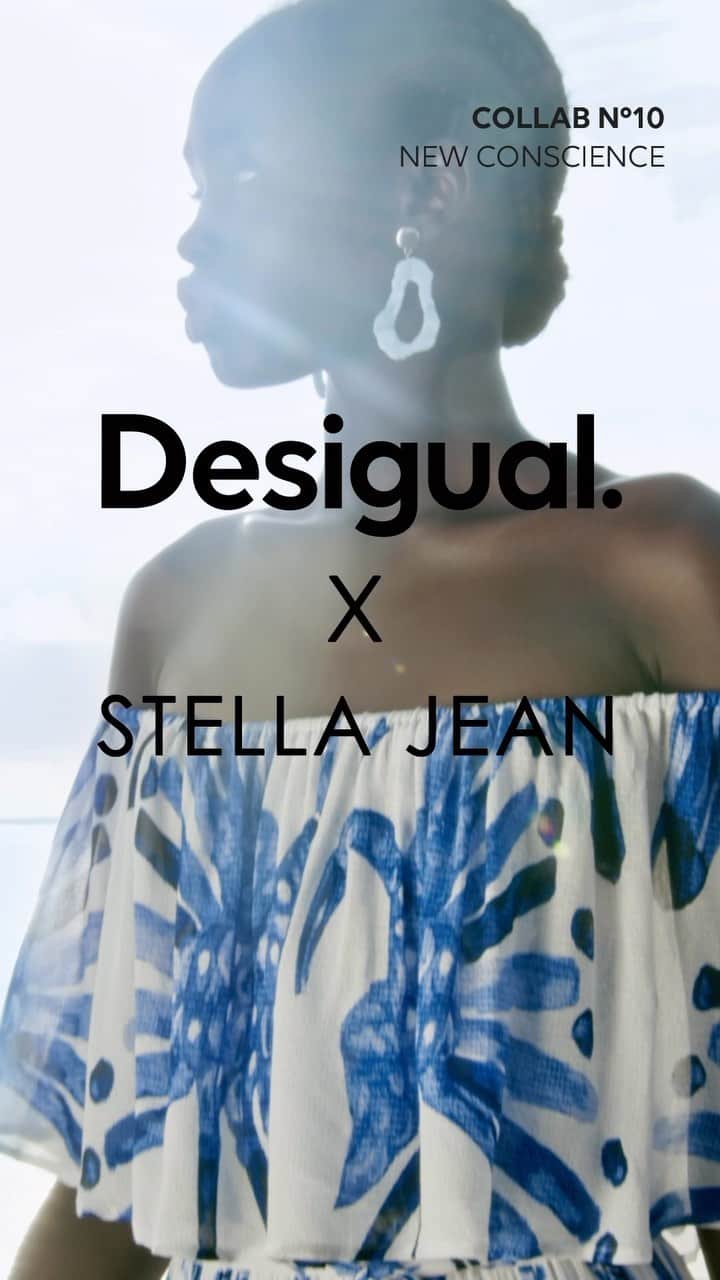 デシグアルのインスタグラム：「Inspired by her Mediterranean and Caribbean roots, designer Stella Jean created a fabulous collection for Desigual this season. Shop your fav garments and become your own personal queen (no crown needed).  #NewDesigual」