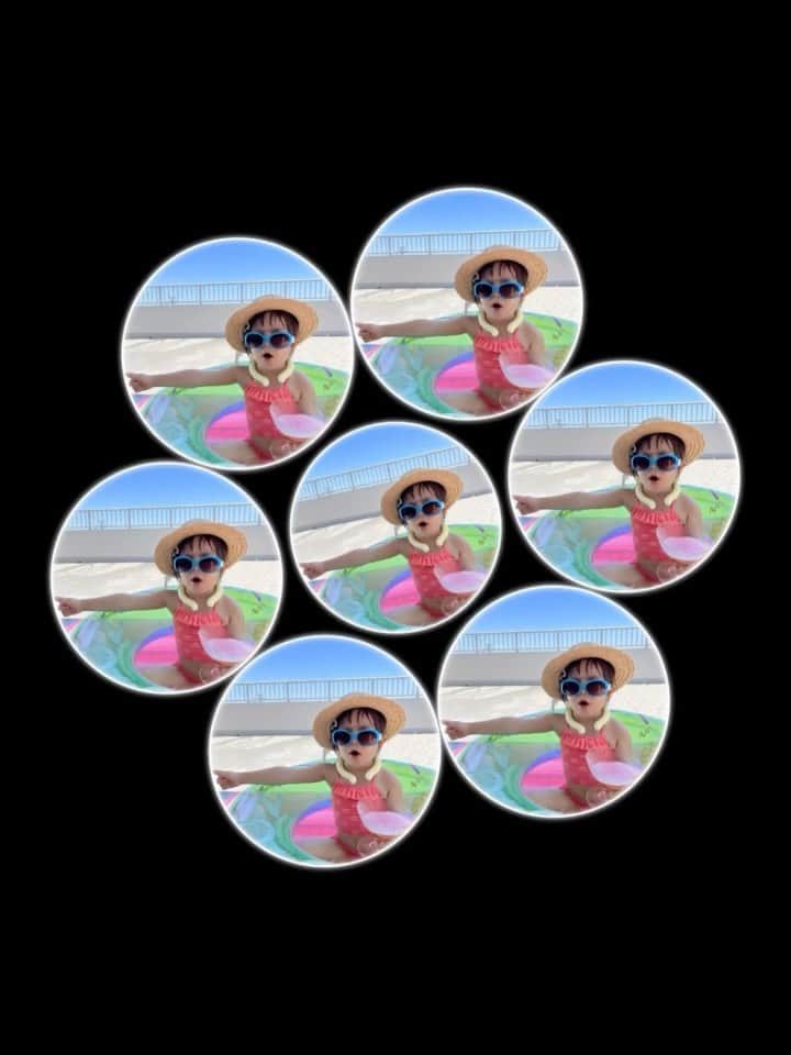 村上シェリーのインスタグラム：「👙 Emmaの夏休み 🍧😉  #幼児 #toddler #3歳の夏 #3歳女の子 #夏休み #夏休みの過ごし方  #水着ガール #水着 #育児日記  #ママと娘 #ママプラス  #3歳女の子  #3歳児 #kidsphotography #balconypool #poolontheroof #poolparty #pooltime #poolside #プール #プール遊び #バルコニーライフ #水遊び」