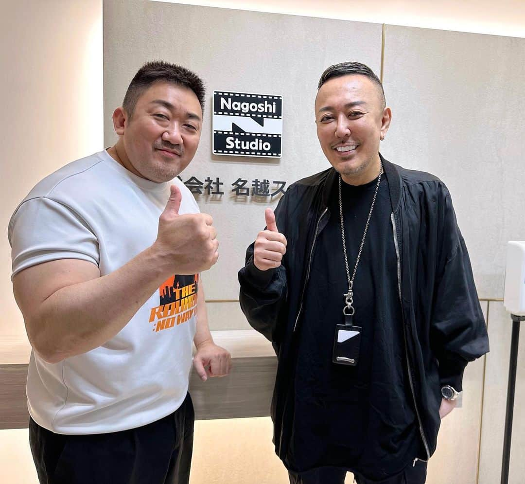 マ・ドンソクのインスタグラム：「NAGOSHI STUDIO “용과같이”의 아버지 나고시 토시히로🐲」