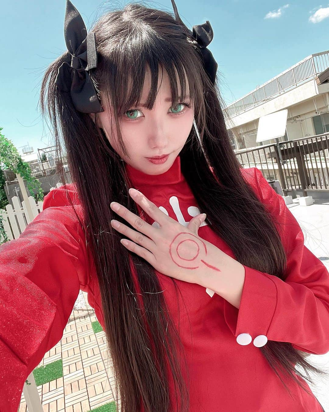 秋元るいさんのインスタグラム写真 - (秋元るいInstagram)「遠坂凛やってきました！ . #fate #fatestaynight #fategrandorder #tosakarin #ハーフツイン」8月5日 19時57分 - akimoto_rui