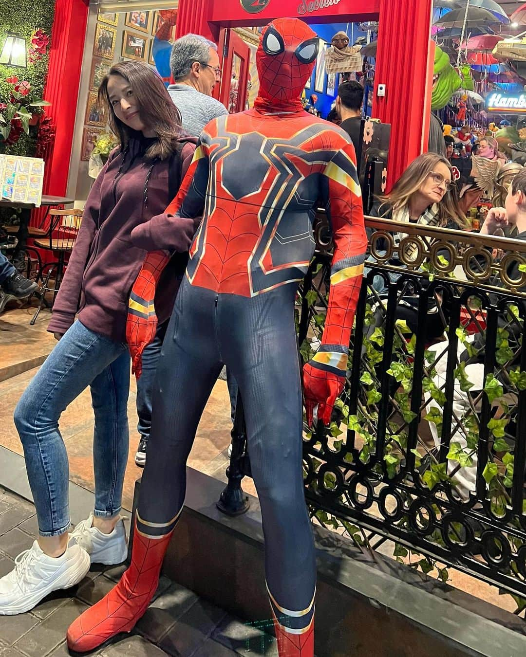 本間愛花のインスタグラム：「🦸‍♂️🕷️💙❤️🇧🇷  #memórias」