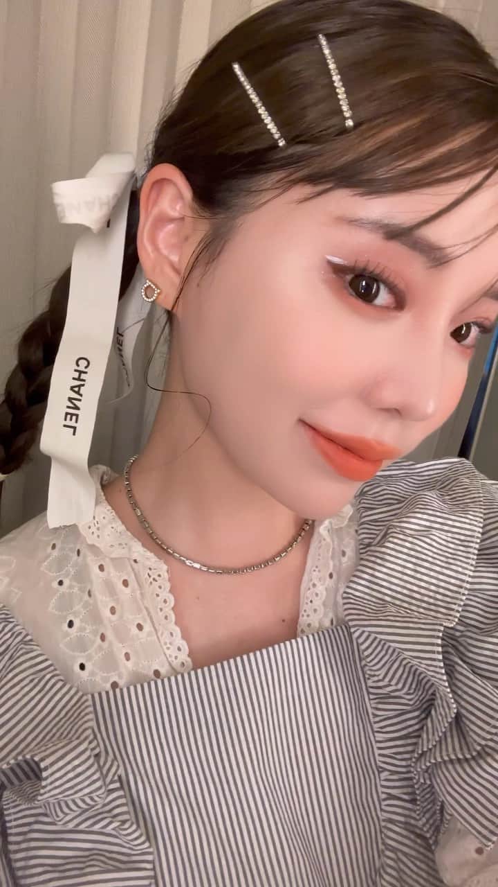 林田沙綾のインスタグラム：「後ろツイン三つ編みハマってる🤍🤍🤍」