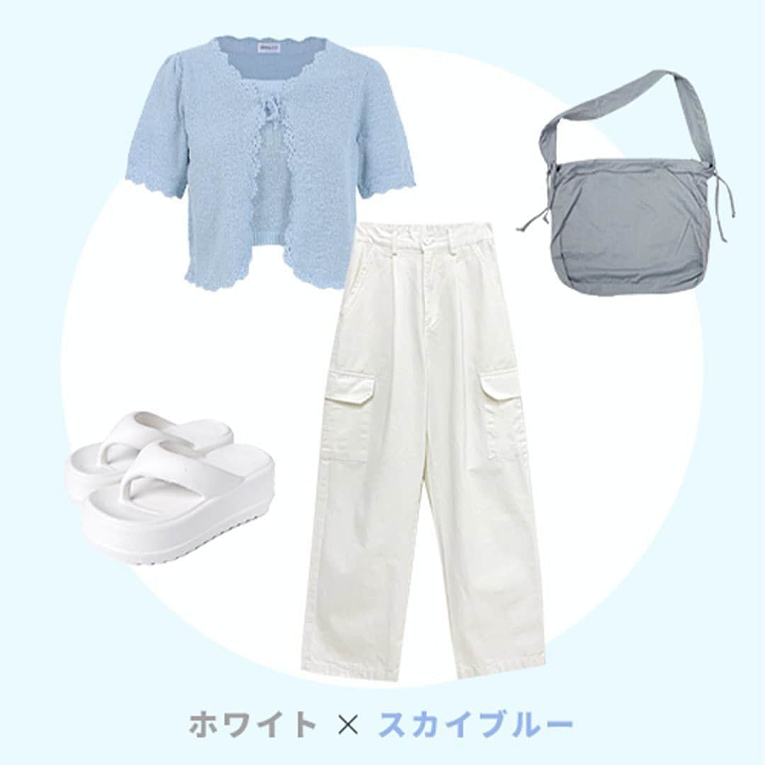 DHOLICさんのインスタグラム写真 - (DHOLICInstagram)「《パーソナルカラー別》Color chart♡  もう迷わない！ 夏におすすめなカラーチャート✨ パーソナルカラー別に2色の組み合わせをチョイス♡  DHOLICサイト Magazineページに掲載中🛒🛍  是非チェックしてください✨  ------------------------------------------ 🔍商品URLは画像内商品タグをチェック✔️    #DHOLIC  #ディーホリック  #韓国コーデ  #韓国ファッション  #韓国トレンド  #韓国情報  #パーソナルカラー  #パーソナルカラー診断  #イエベ春  #イエベ秋  #ブルベ夏  #ブルベ冬  #パーソナルカラー別コーデ  #カラーコーデ  #カラーレシピ」8月5日 18時01分 - dholic_official